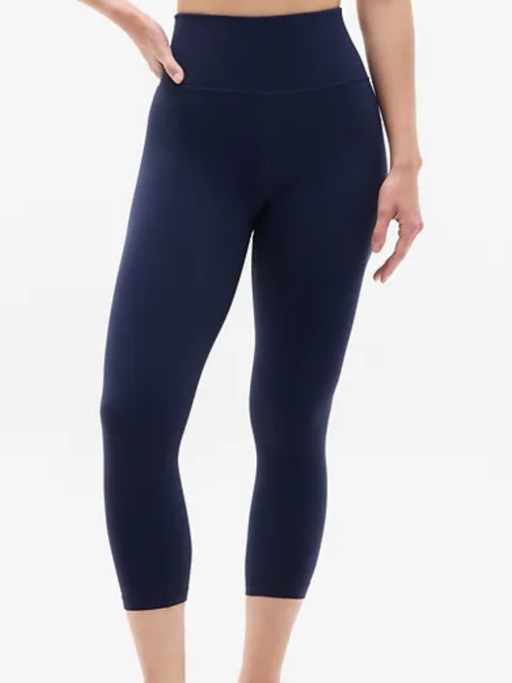 Athleta High Waisted 7/8 Leggings Charcoal Gray Mineral Wash Sz 1X